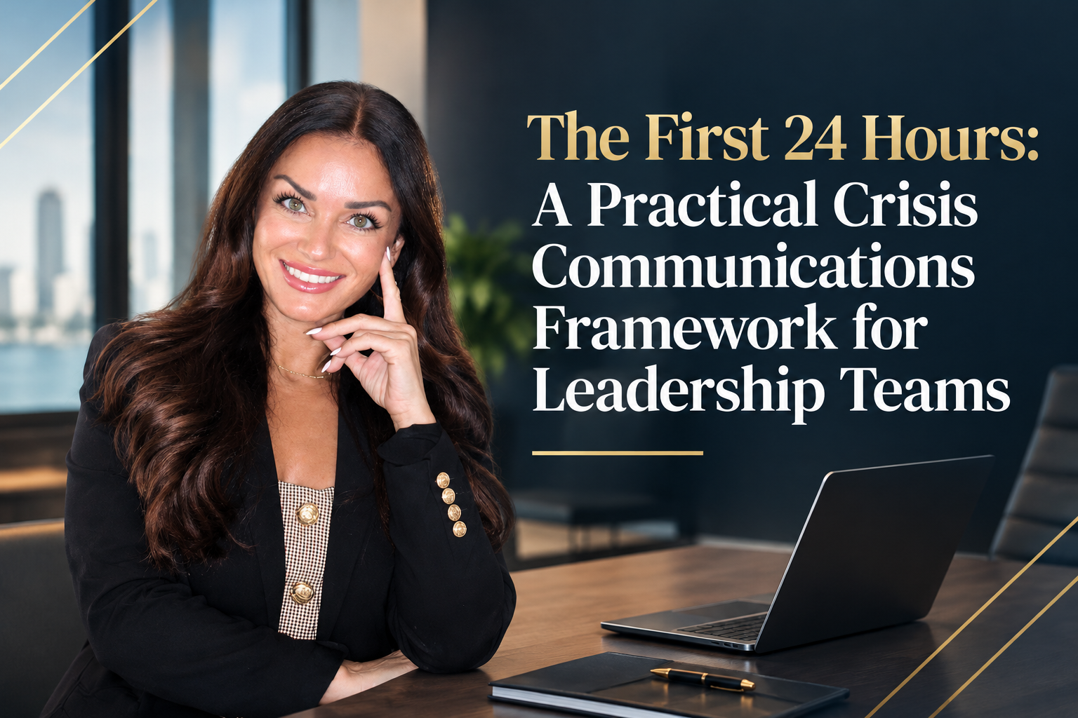 The First 24 Hours: A Practical Crisis Communications Framework for Leadership Teams banner